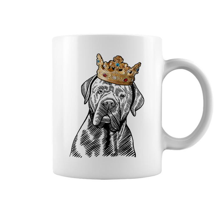 Cane Corso Dog Wearing Crown Coffee Mug