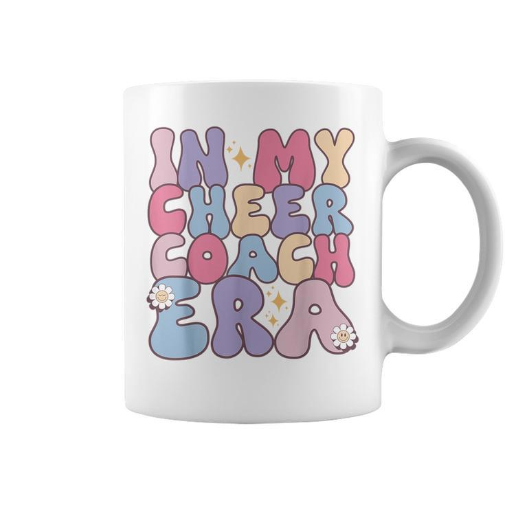 In My Cheer Coach Era Groovy Coffee Mug