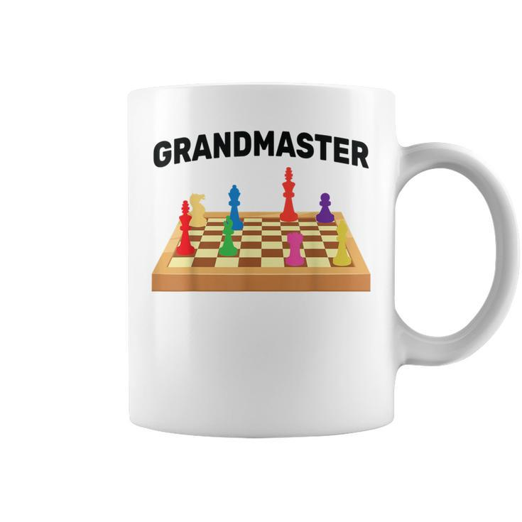 Chess Grandmaster Queen King Pawn Rook Bishop Coffee Mug