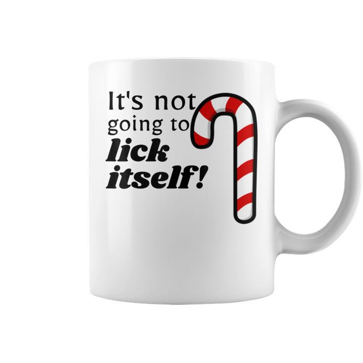 Christmas Adult Humor Lick Itself T  Party Coffee Mug