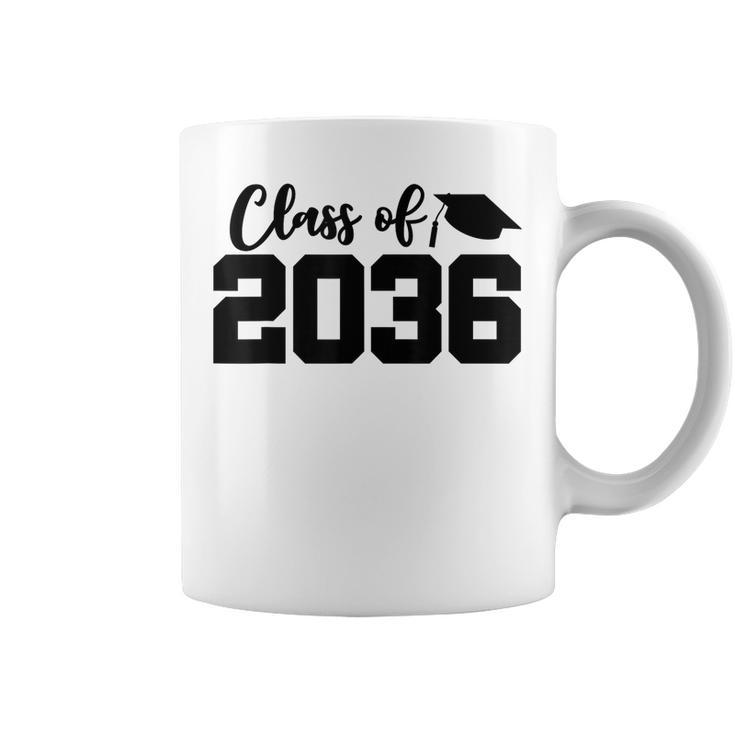 Class Of 2036 First Day Of School Grow With Me Graduation Coffee Mug