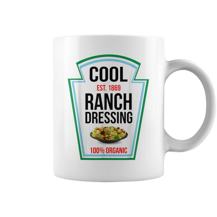 Cool Ranch Dressing Bottle Label Halloween Family Matching Coffee Mug