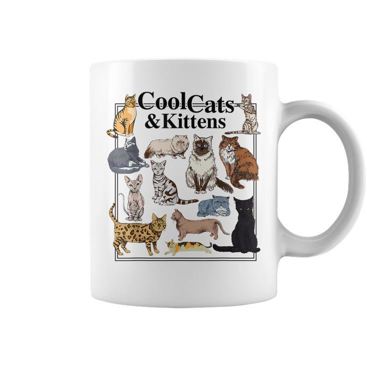 Cools Cat And Kitten Cat Types Funny Coffee Mug