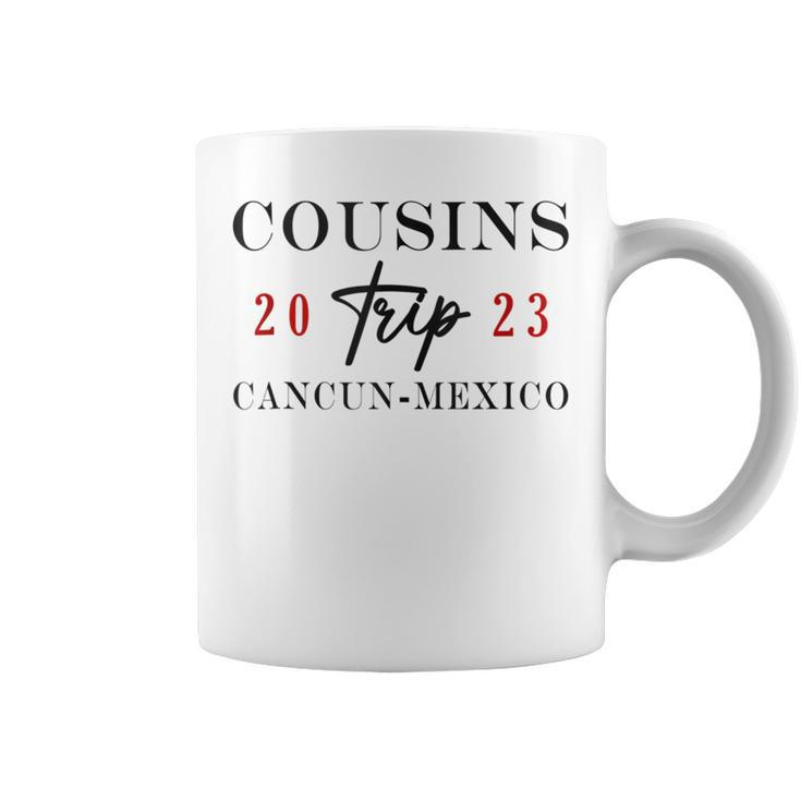 Cousins Trip Cancun Mexico 2023 Summer Vacation  Coffee Mug