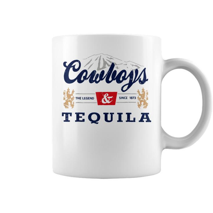 Cowboys And Tequila Outfit For Women Rodeo Western Country Coffee Mug