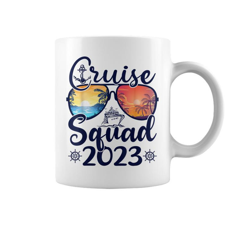 Cruise Squad 2023 Vacation Cool Summer Family Cruise Coffee Mug