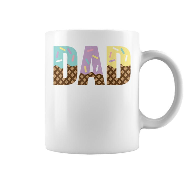 Dad Of The Sweet One Ice Cream 1St First Family Fathers Day  Coffee Mug