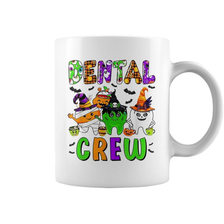 Dental Crew Trick Or Th Halloween Spooky Th Leopard  Coffee Mug