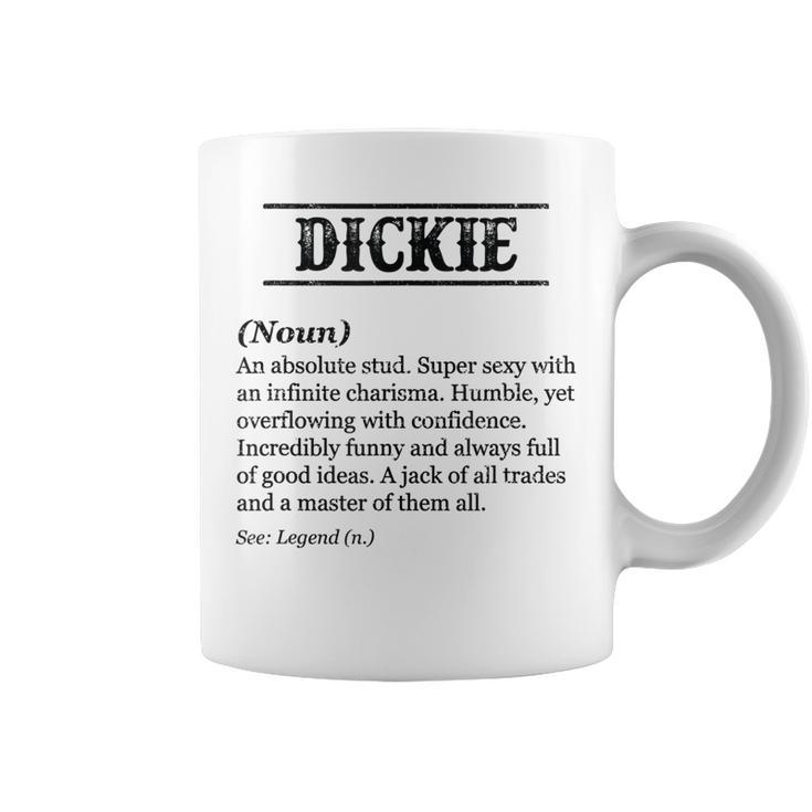 Dickie Name Definition | Funny Phrase Customized Mens Gift For Mens Coffee Mug