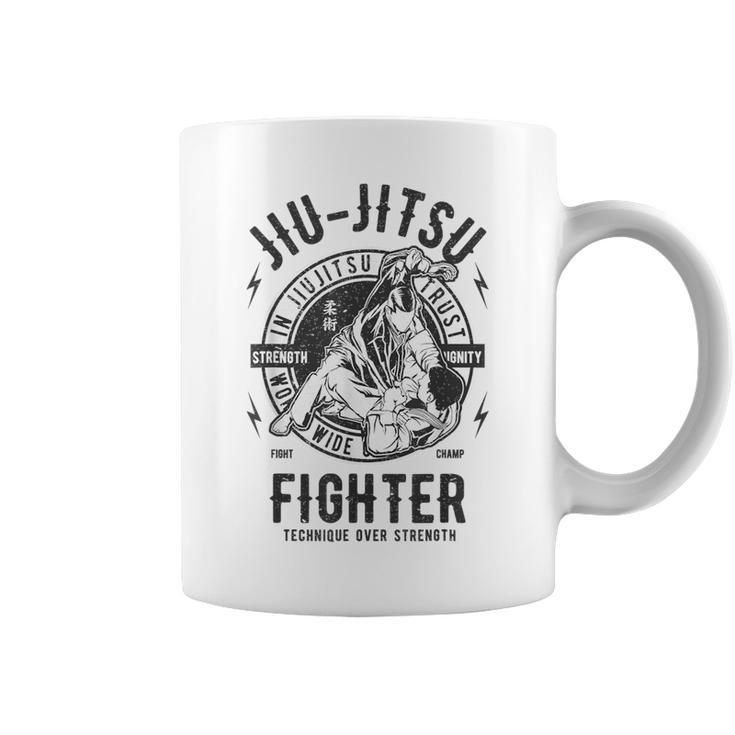 Distressed Jiu-Jitsu Bjj Brazilian Jiu Jitsu Coffee Mug