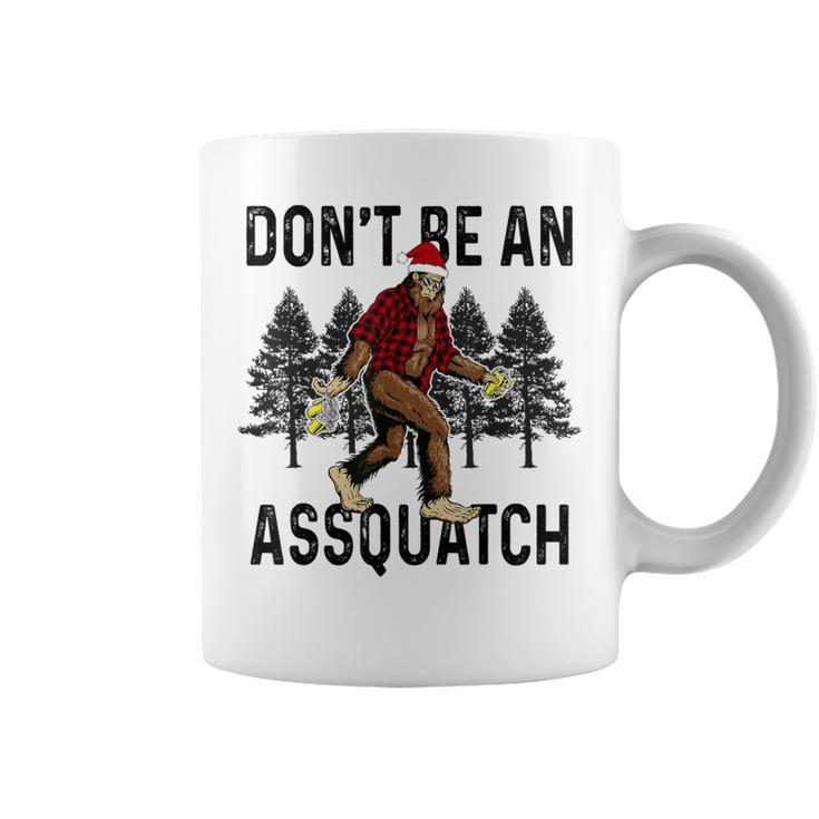 Don't Be An Assquatch Snarky Outdoor Sasquatch Night Stroll Coffee Mug