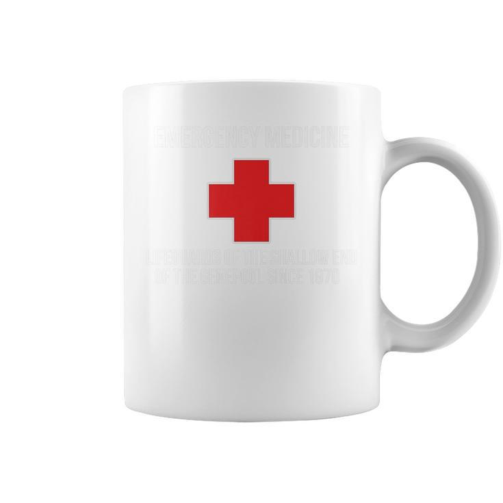 Emergency Medicine Lifeguards Shallow End Of Gene Pool Coffee Mug