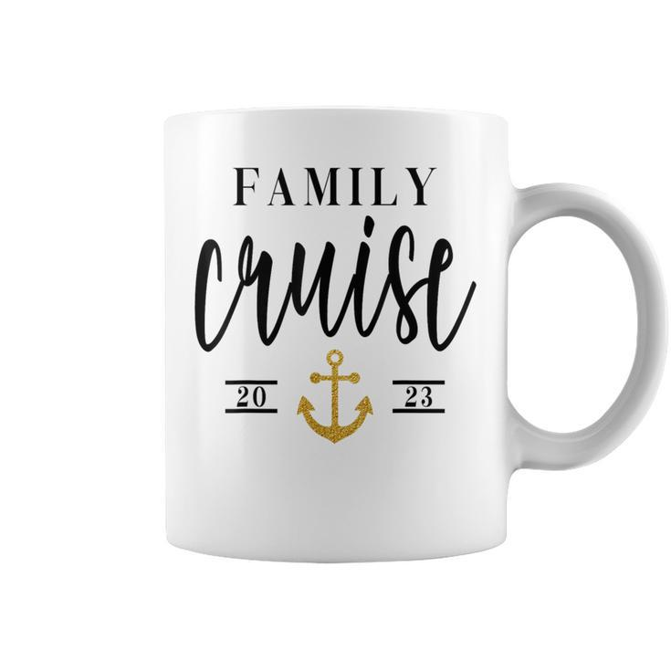 Family Cruise Trip 2023 Summer Matching Family Vacation Family Vacation Funny Designs Funny Gifts Coffee Mug