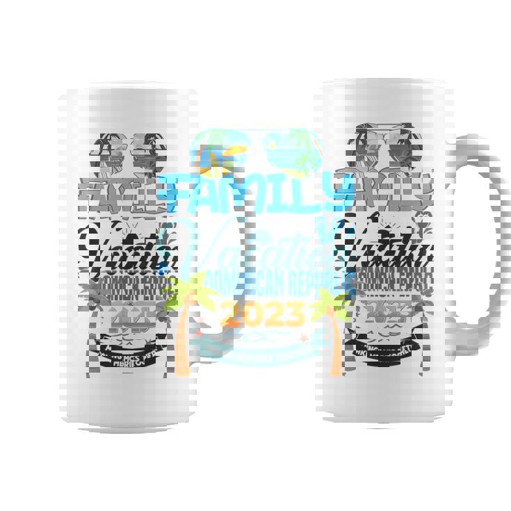 Family Vacation Dominican Republic 2023 Matching Vacation Coffee Mug
