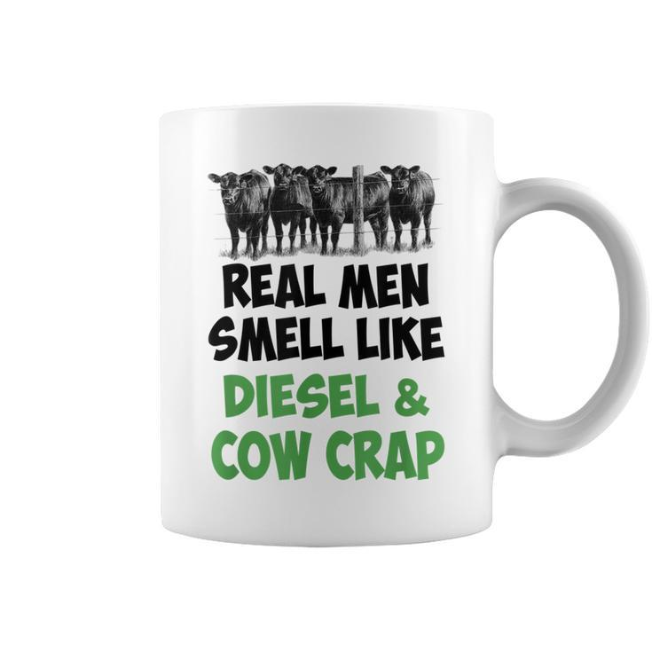 Farmer Real Men Smell Like Diesel & Cow Crap   Coffee Mug