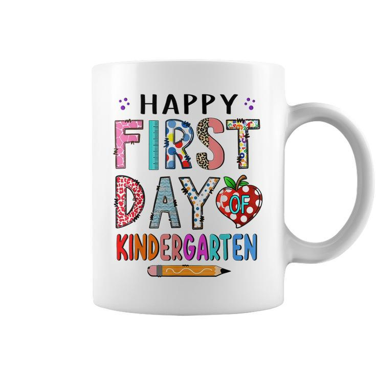 First Day Of Kindergarten Back To School Teacher Boys Girls  Coffee Mug