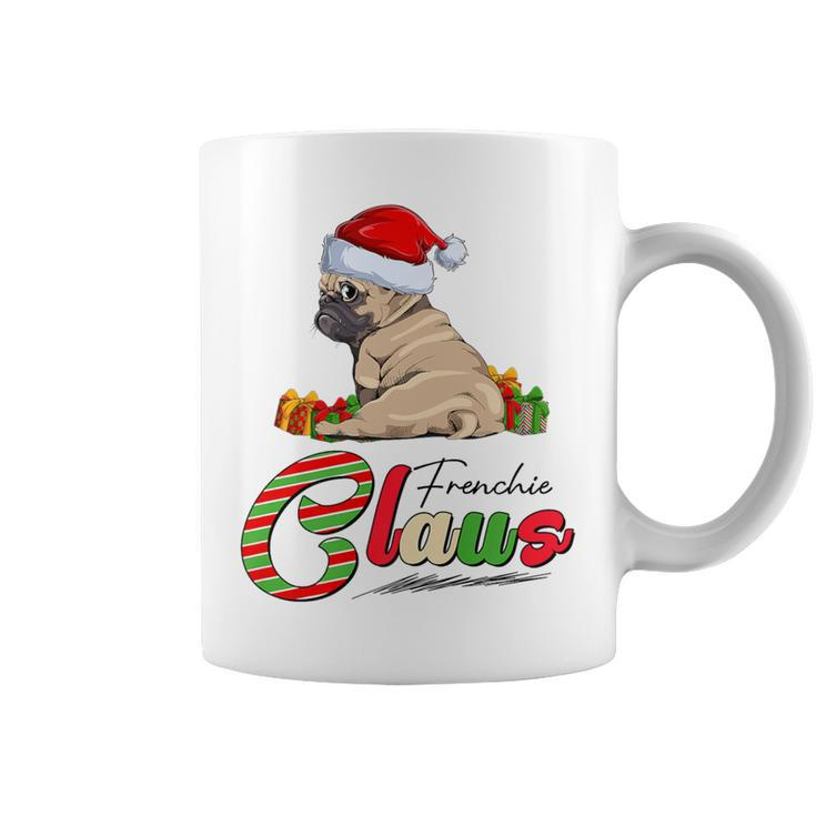 Frenchie Claus Dog Lovers Santa Hat Ugly Christmas Sweater Coffee Mug