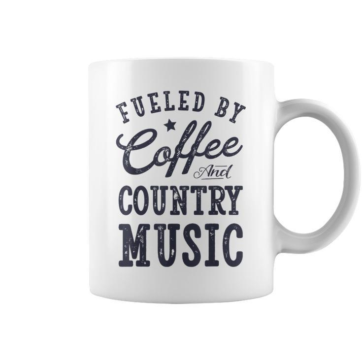 Fueled By Coffee And Country Music T Women Coffee Mug