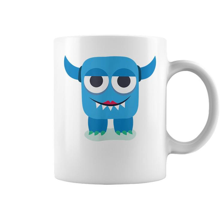 Funny  Blue Scary Monster  Coffee Mug
