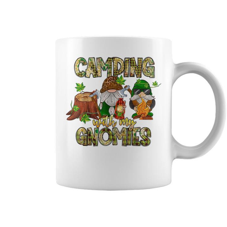 Funny Camping With My Gnomies Gnome Lovers Campers Coffee Mug