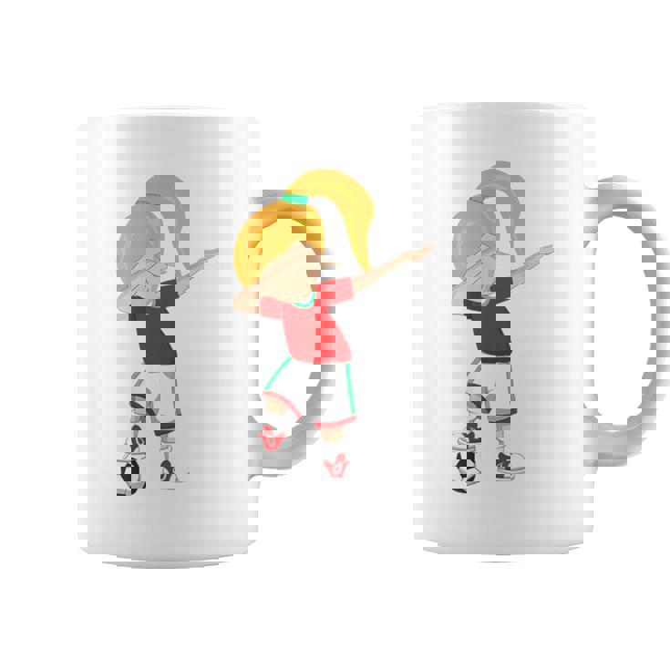 Dabbing Soccer Soccer Dab Girl Coffee Mug