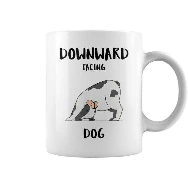 Downward Facing Dog Fitness Quote Yoga Pose Coffee Mug