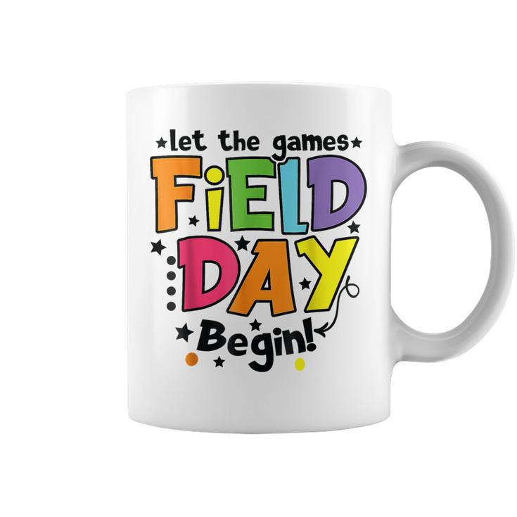 Funny Field Day 2023 Let The Games Begin Teacher Students Coffee Mug