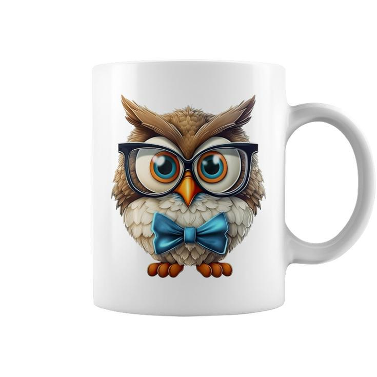 Grandma Owl Teacher Graphic For Bird Watchers Coffee Mug