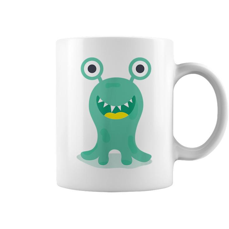 Funny  Green Scary Monster  Coffee Mug