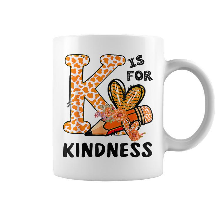 Leopard Unity Day World Kindness Day K Is For Kindness Coffee Mug