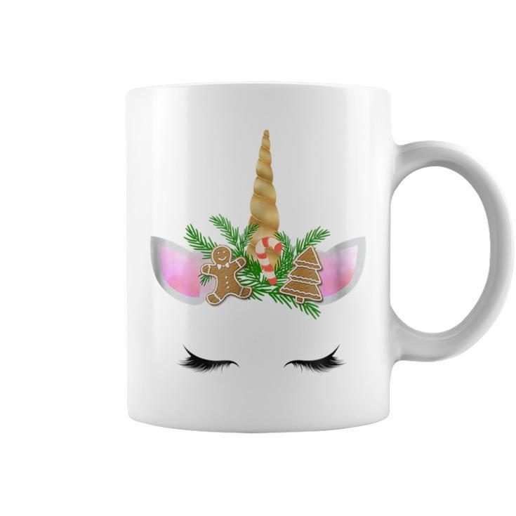 Funny Merry Christmas UnicornGingerbread Unicorn Funny Gifts Coffee Mug