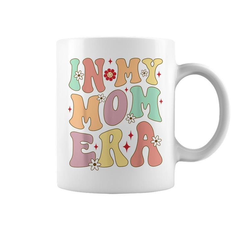 Funny In My Mom Era Lover Groovy Retro Mama Mothers Day  Coffee Mug