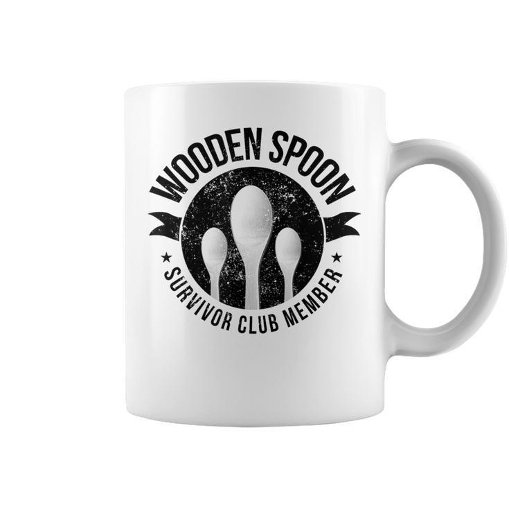 Retro Vintage Wooden Spoon Survivor Coffee Mug