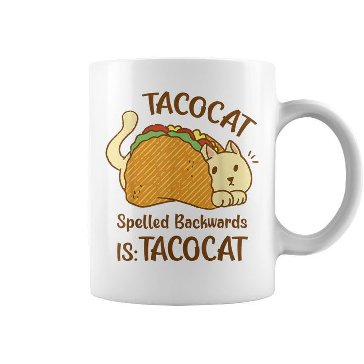 Tacocat Tacocat Spelled Backward Is Tacocat Coffee Mug
