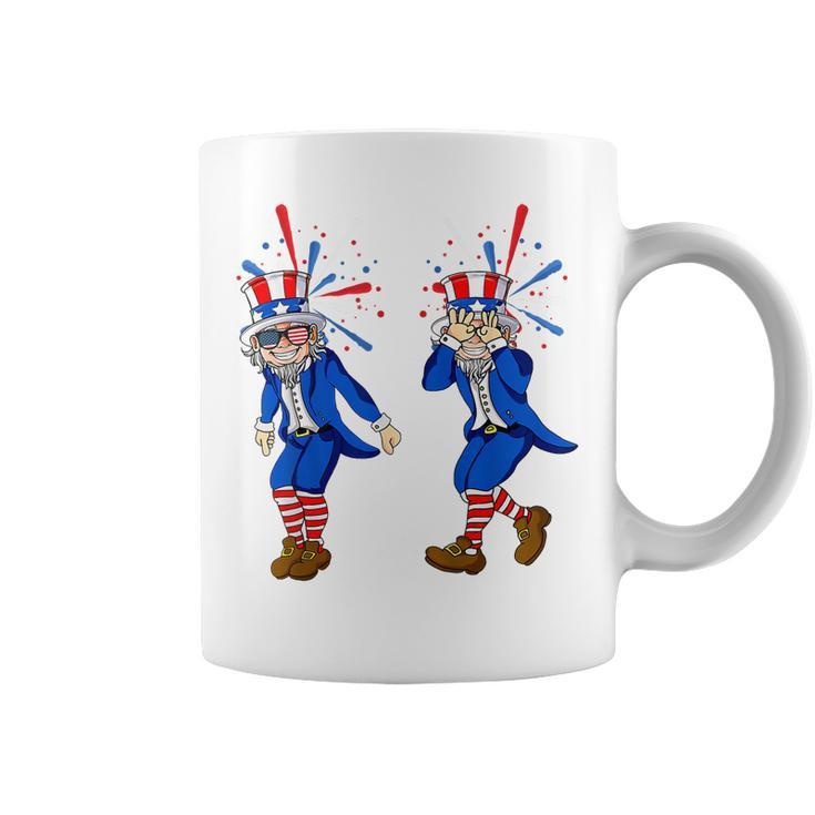 Funny Uncle Sam Griddy Dance 4Th Of July Independence Day  Coffee Mug