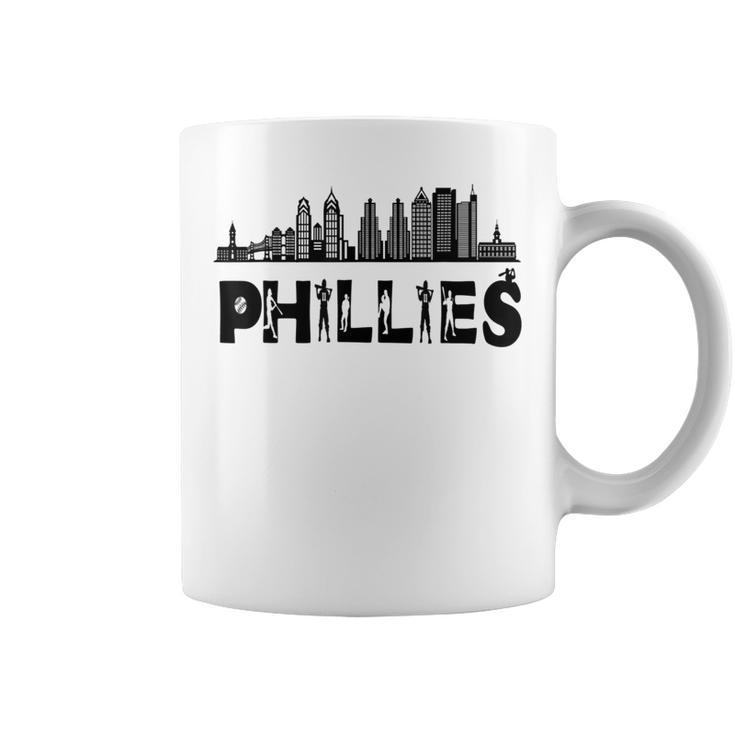 Funny Vintage Philly Baseball Lovers Baseball Fans Baseball Funny Gifts Coffee Mug