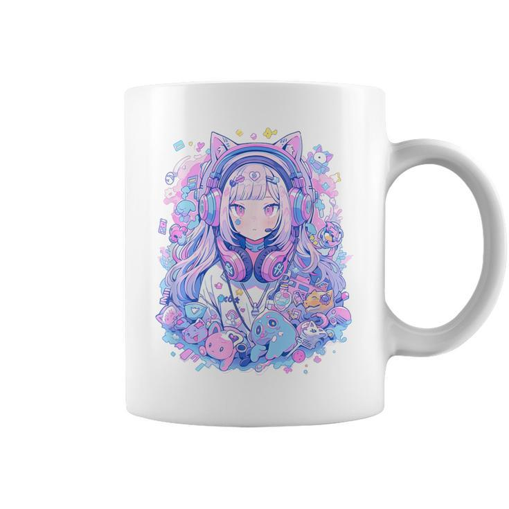 Gamer Girl Pastel Japan Anime Streamer Japanese Coffee Mug