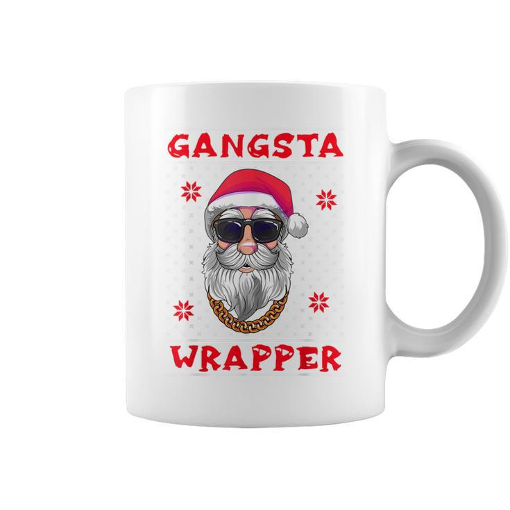 Gangsta Wrapper Ugly Christmas Sweater Coffee Mug