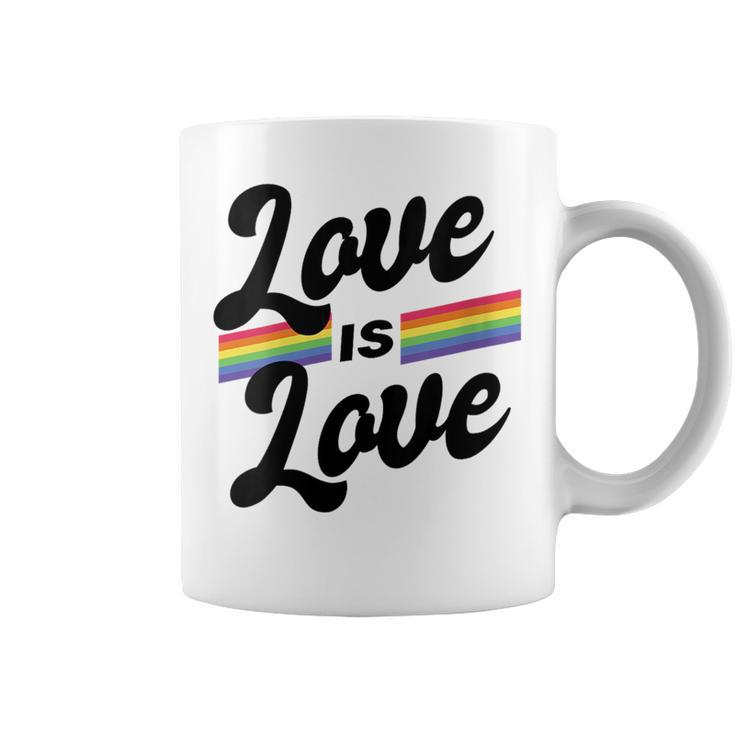 Gay Pride Lgbt Love Is Love Lgbt Gay Lesbian Pride  Coffee Mug