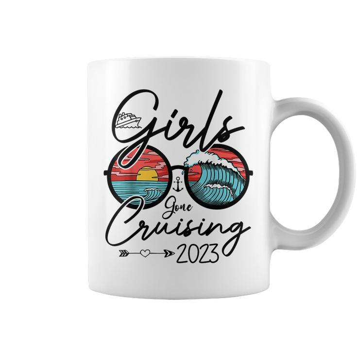 Girls Gone Cruising 2023 Girls Matching Cruise Squad Coffee Mug