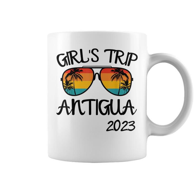 Girls Trip Antigua 2023 Sunglasses Summer Vacation  Girls Trip Funny Designs Funny Gifts Coffee Mug