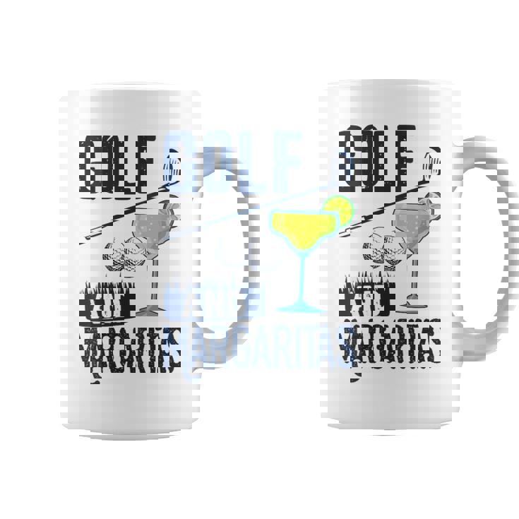 Golf Party Lovers Saying Golf And Margaritas Golfer Coffee Mug