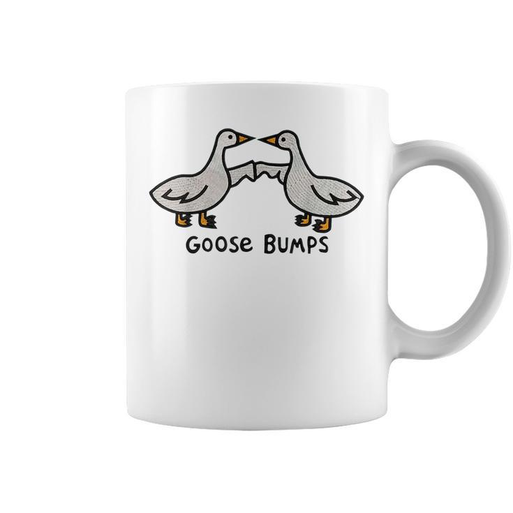 Goose Embroidered Goose Bumps Silly Goose Coffee Mug