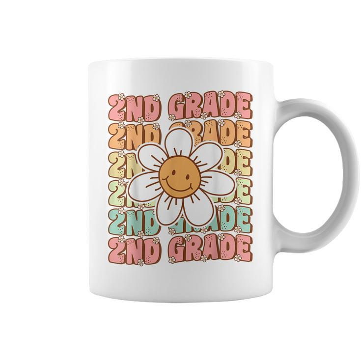 Groovy 2Nd Grade Back To School First Day Of Second Grade Coffee Mug