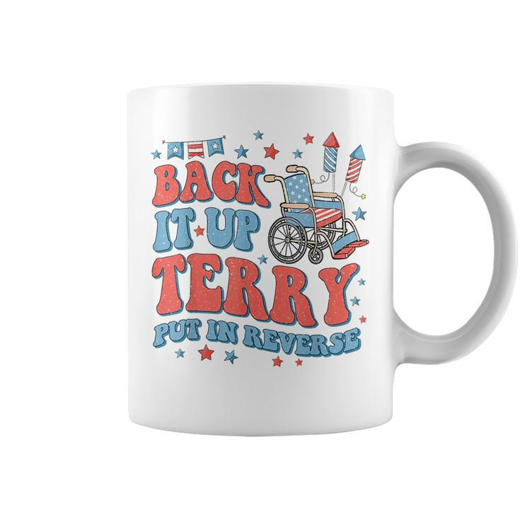 Groovy Back Up Terry Put It In Reverse Firework 4Th Of July Coffee Mug