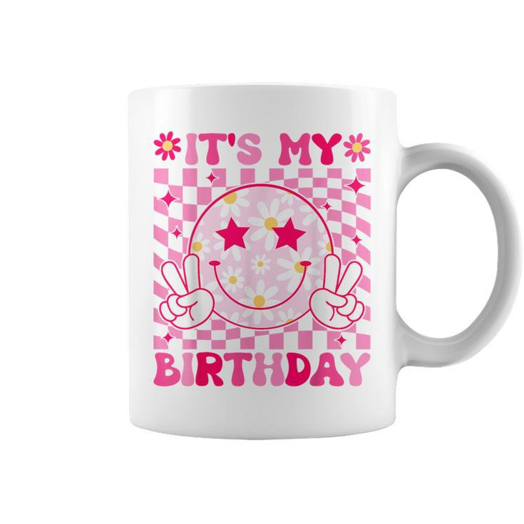 Groovy It's My Birthday Ns Girls Kid Bday Flower Coffee Mug