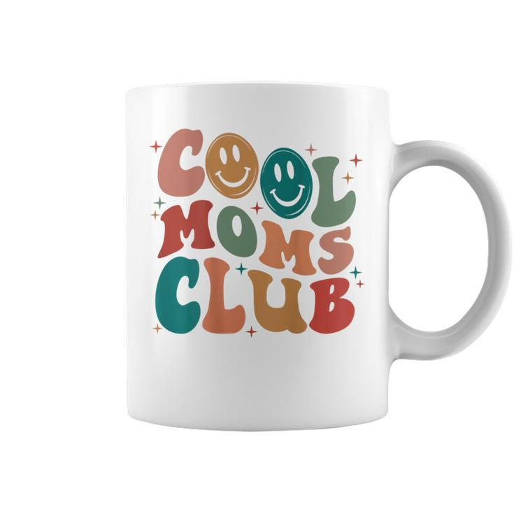 Groovy Mama Cool Moms Club Funny Women Cool Mom On Back  Coffee Mug