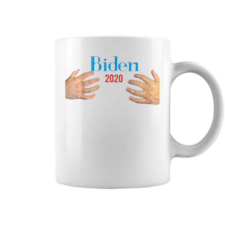 Handsy Joe Biden 2020 Male Hands Coffee Mug