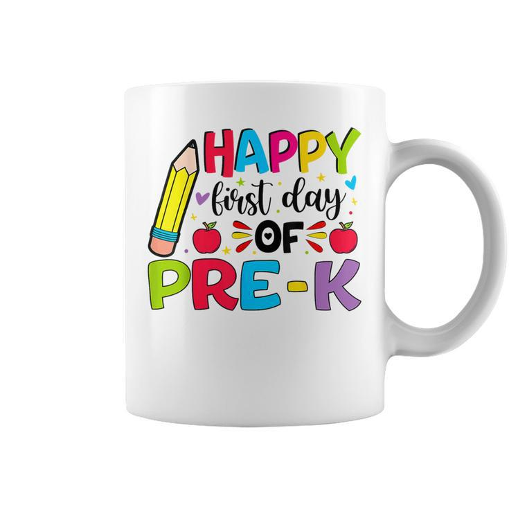 Happy First Day Of Pre-K Girls Boys Teacher Pre-K Team Coffee Mug