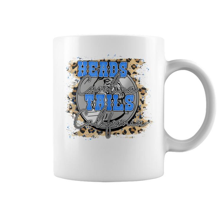 Heads Carolina Tails California Leopard Western Summer Coffee Mug